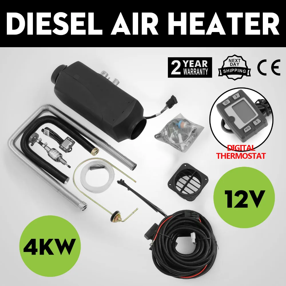 

4KW 12V Diesel Parking Heater cabin Air Heater