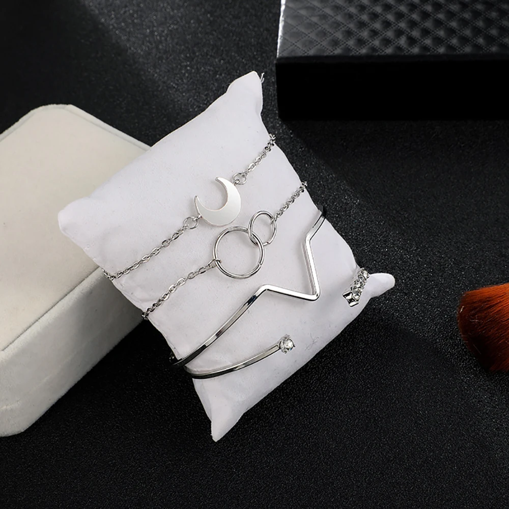 Женские металлические браслеты и обручи в стиле бохо винтажный регулируемый