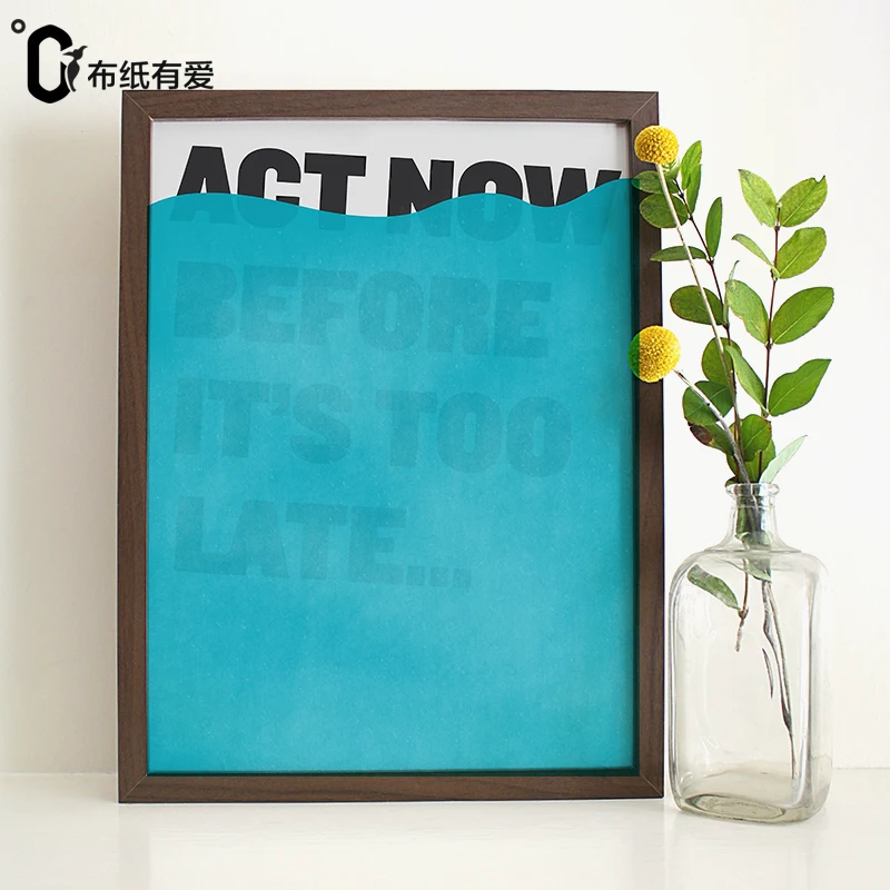 Act now Mordren Минималистичная типография настенные картинки мотивационный постер