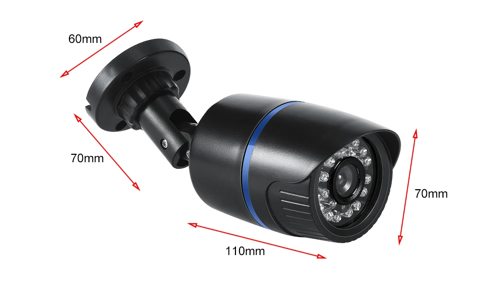 USAFEQLO широкоугольная 2,8 мм уличная IP камера PoE 1080P 960P 720P металлический корпус ONVIF безопасности водонепроницаемая IP камера CCTV RTSP XMEYE