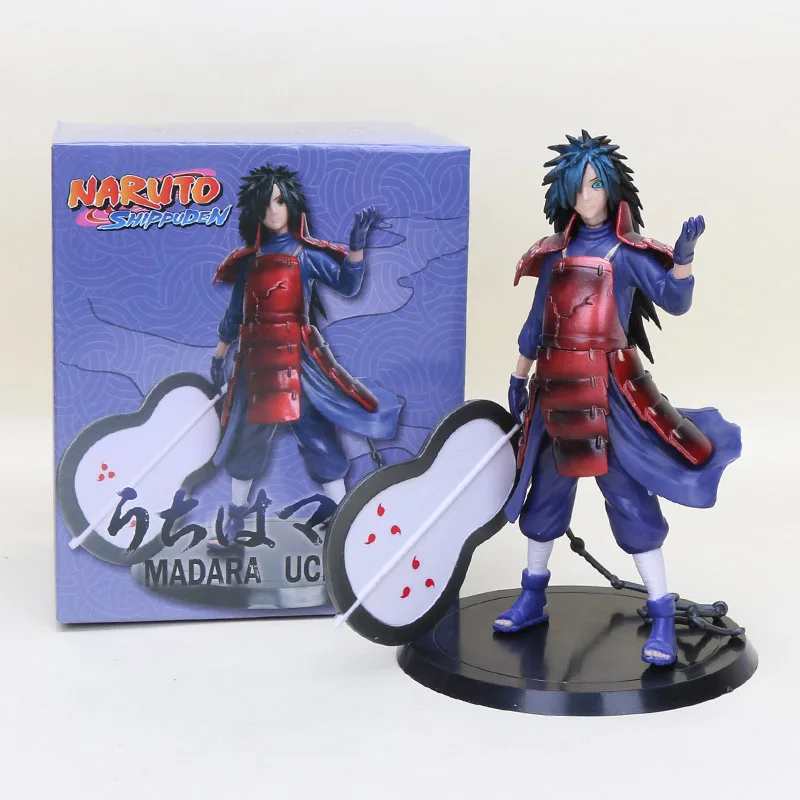 Uchiha Madara box Драгоценный камень Наруто Shippuden фигурка Наруто Хьюга Хината Hyuga мягко шаг близнец Львы кулак Jiraiya Minato Saruka ПВХ Модель игрушки - Цвет: Uchiha Madara box