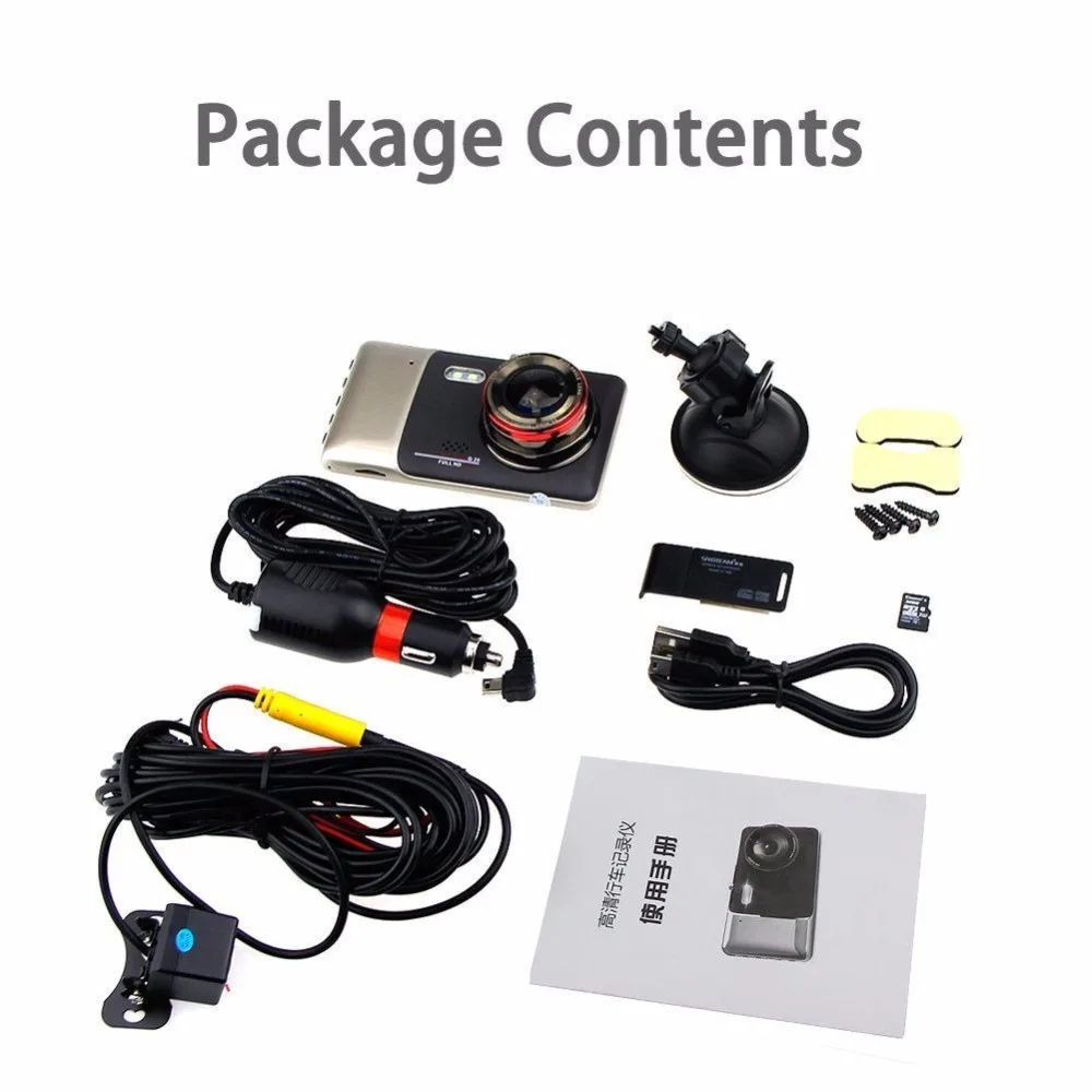 Видеорегистраторы для автомобилей Видео Регистраторы Новатэк 96658 двойной Камера