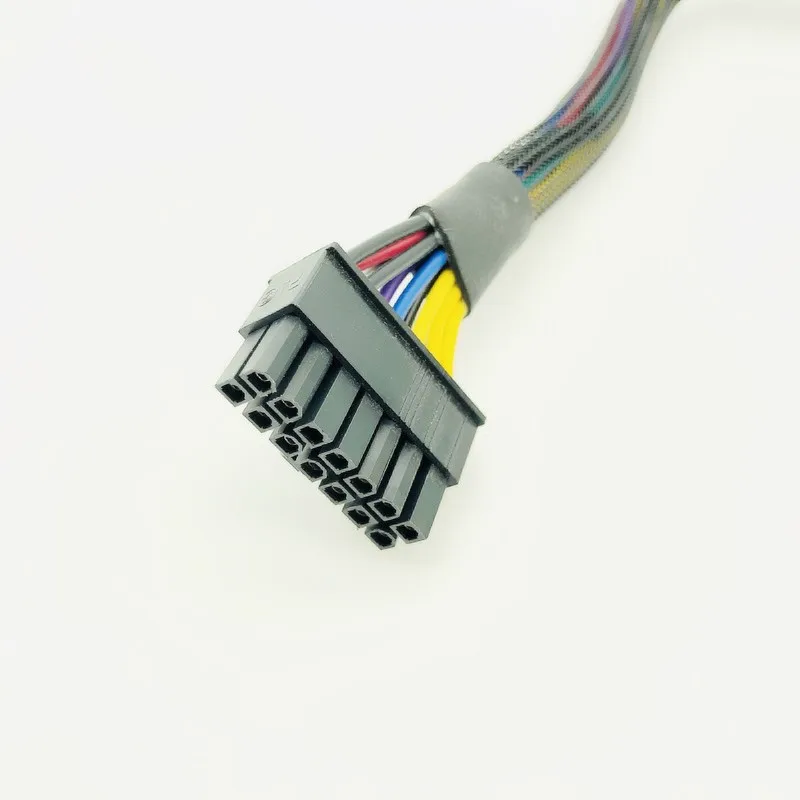 Высококачественный ATX 24 контакта на 14 контактов кабель питания 24p 14p 18AWG провод для
