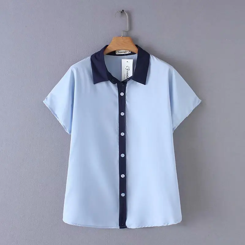 2019 Большие размеры повседневные блузки Летняя женская одежда модные свободные