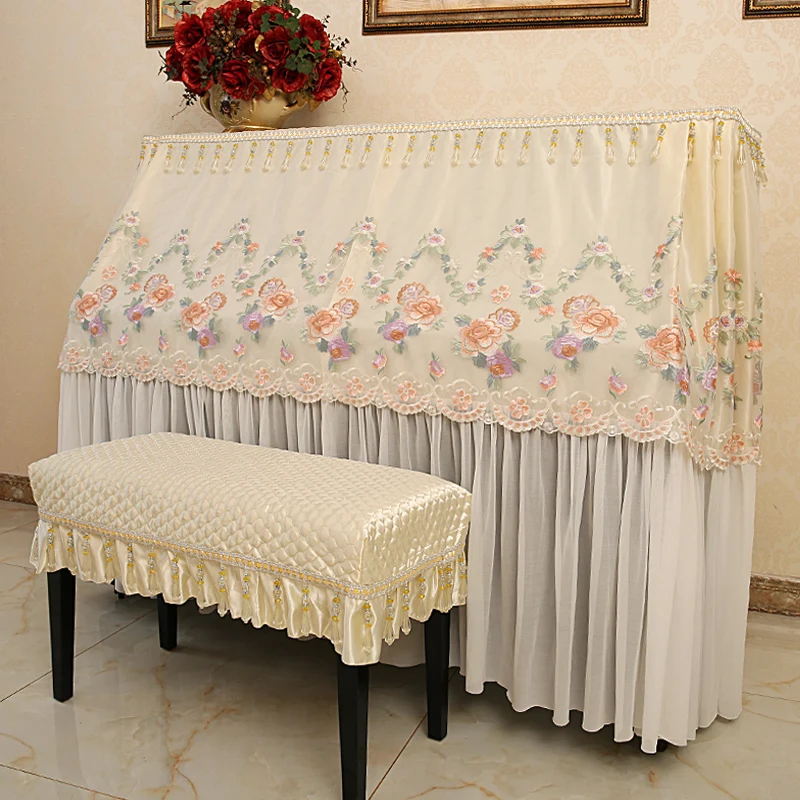 JaneYU свадебный кружевной тканевый чехол для пианино высококачественный