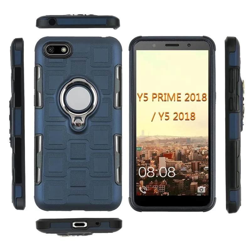 Для Huawei Honor 10 7S бронированные Чехлы ударопрочный ТПУ и ПК магнитный автомобильный