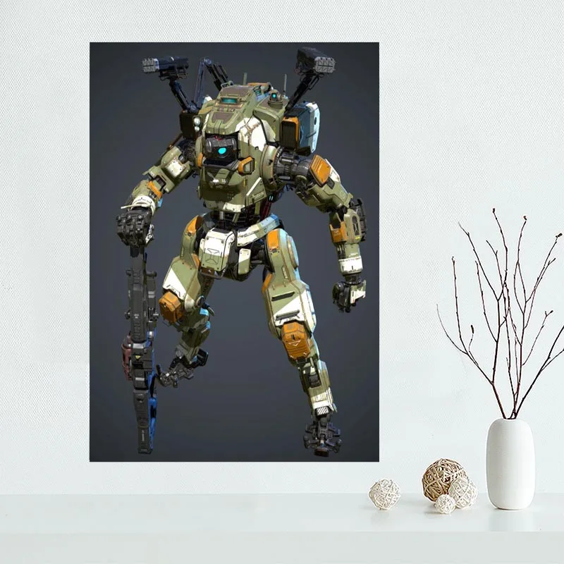 

Nice Titanfall Titan Fall Game Poster Custom Canvas Poster Art Home Decoration Cloth Fabric Wall Poster Print Silk Fabric