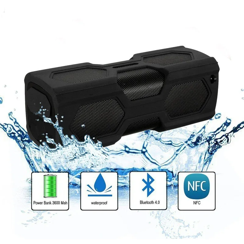 Supology Водонепроницаемый Bluetooth Динамик Портативный открытый Беспроводной