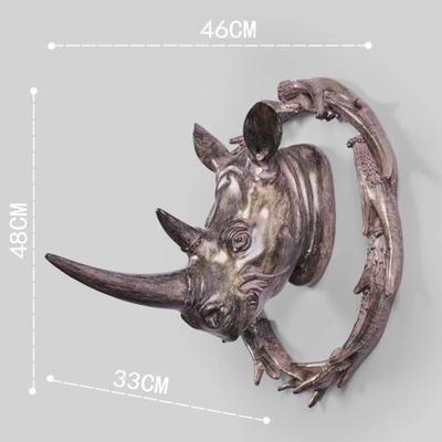 Креативная голова оленя настенное украшение для гостиной 3D голова животного декоративная настенная подвеска на стену креативный домашний бар Декор