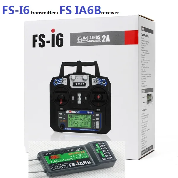 Flysky FS i6 I6 2 4G 6ch передатчик Радиоуправляемый контроллер iA6 IA6B X6B R6B приемник для RC