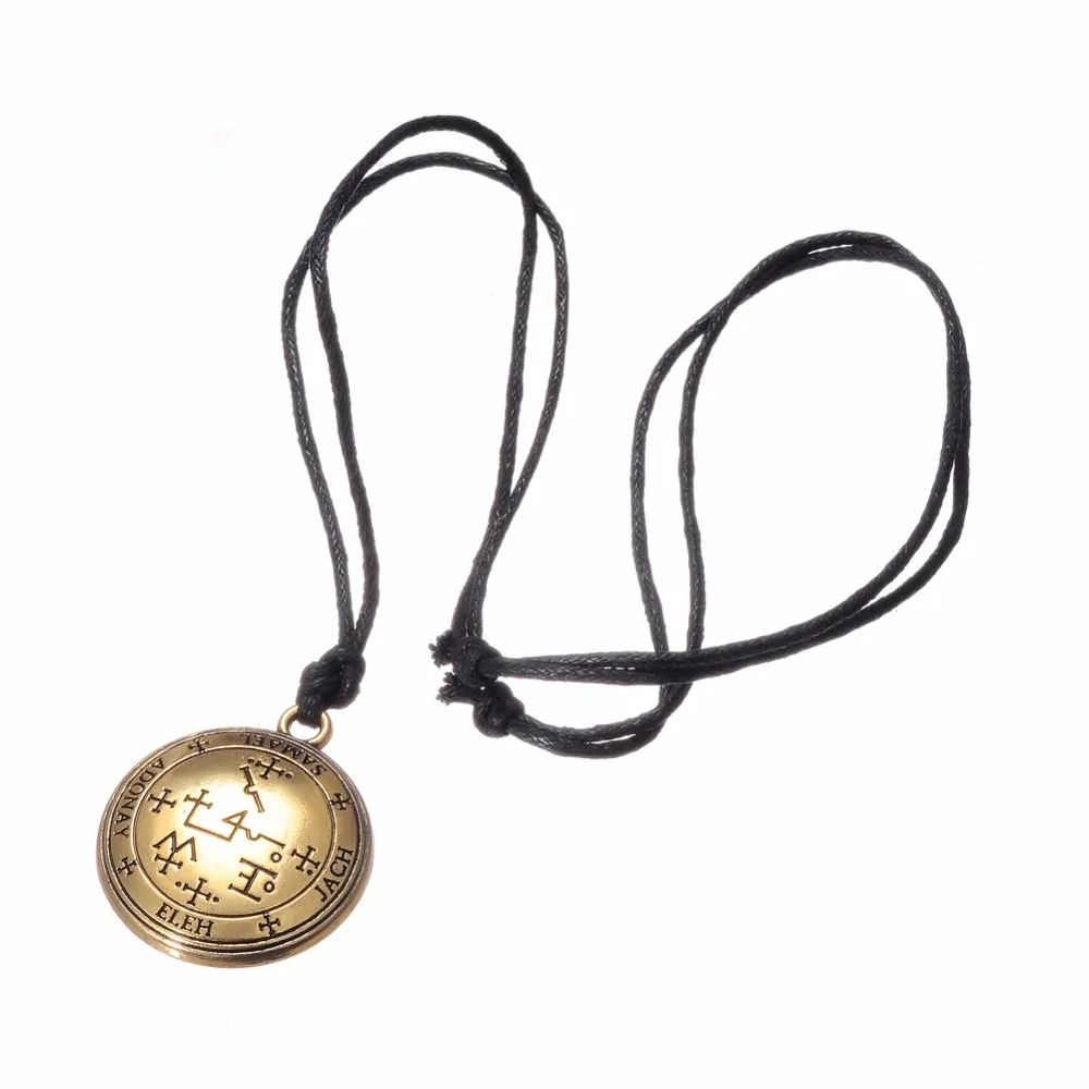 Lemegeton Sigil of Archangel Samael Enochian Talisman амулет ангельские ювелирные украшения цепочки