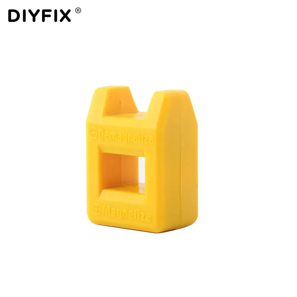 Magnetizer DIYFIX набор инструментов для ремонта телефона, Набор отверток для iPhone X 8 7 6S 6, мини-намагничиватель, размагничиватель, разборные наборы для открывания - Цвет: Magnetizer