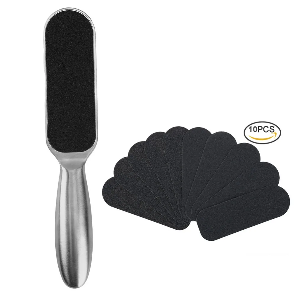 Tooltoo Нержавеющая сталь аксессуары для ухода за кожей 10 шт. ног рашпиль кожи