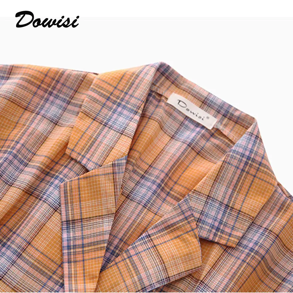 Женское платье с коротким рукавом модное двубортное v-образным вырезом лето 2019 |