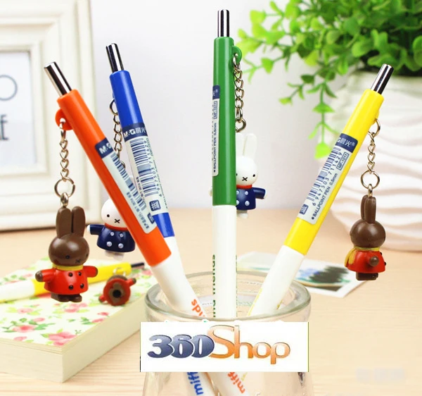 20 шт./лот каваи мультфильм шариковые ручки милый симпатичный кролик ручка школы