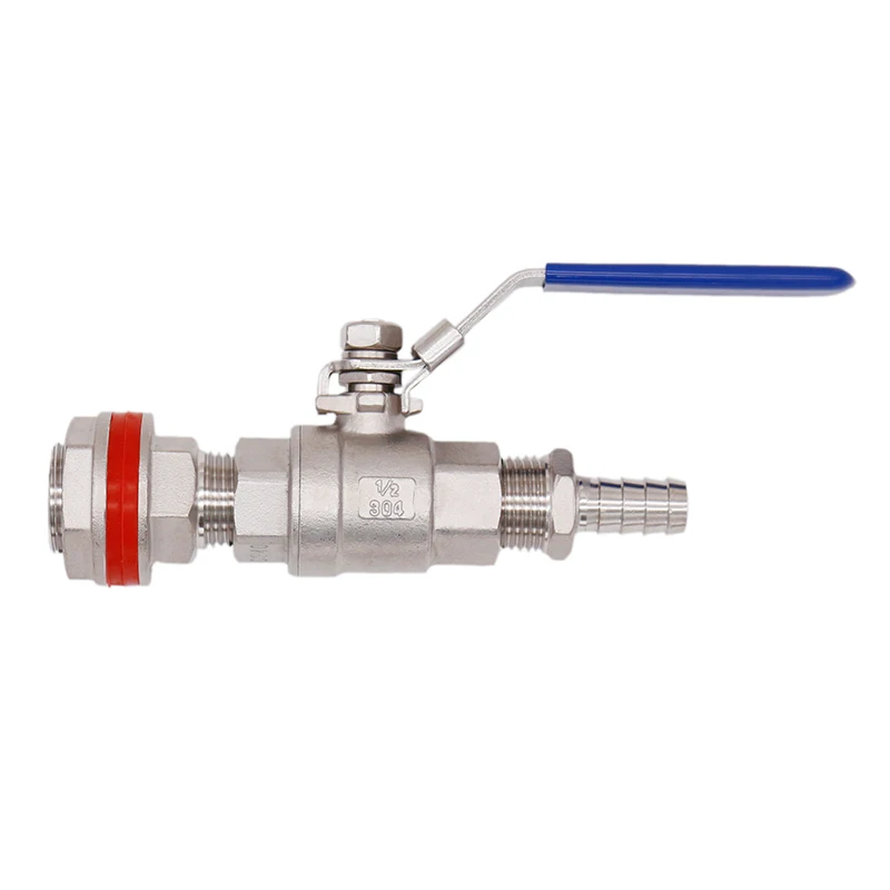 Weldless 304 SS шаровой клапан со шлангом подходящие для пивоварни оборудование