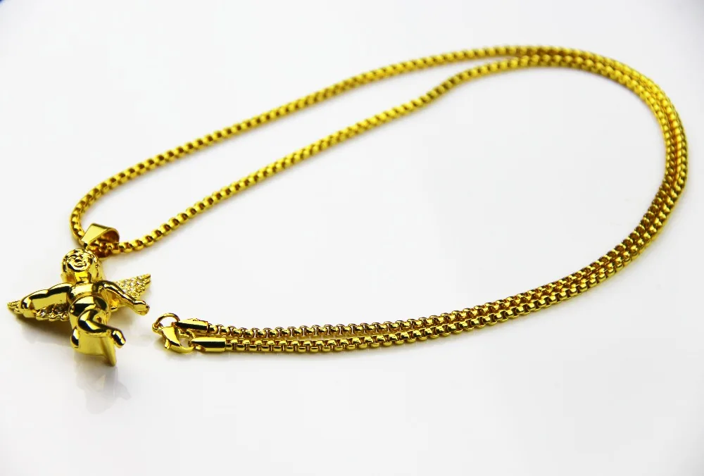 Модные ювелирные изделия разложите крылья и очарование микро Ангел кусок