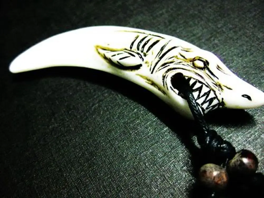 10 PCS Domineering Men Cool Killer Whale Tooth Shape Character Pendant Necklace | Украшения и аксессуары