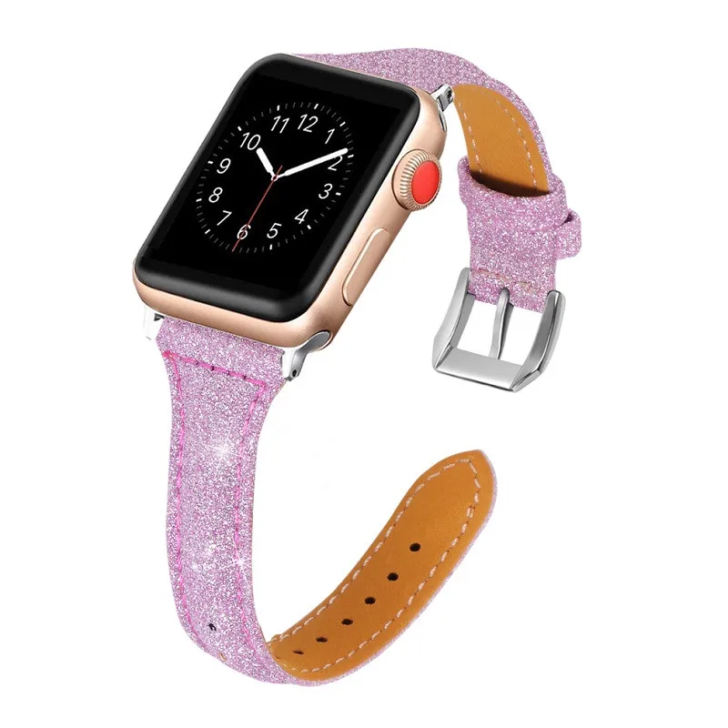 50 шт. Роскошные брендовые Кожаные Ремешки для наручных часов Apple Watch Band Iwatch 38 мм 42 40