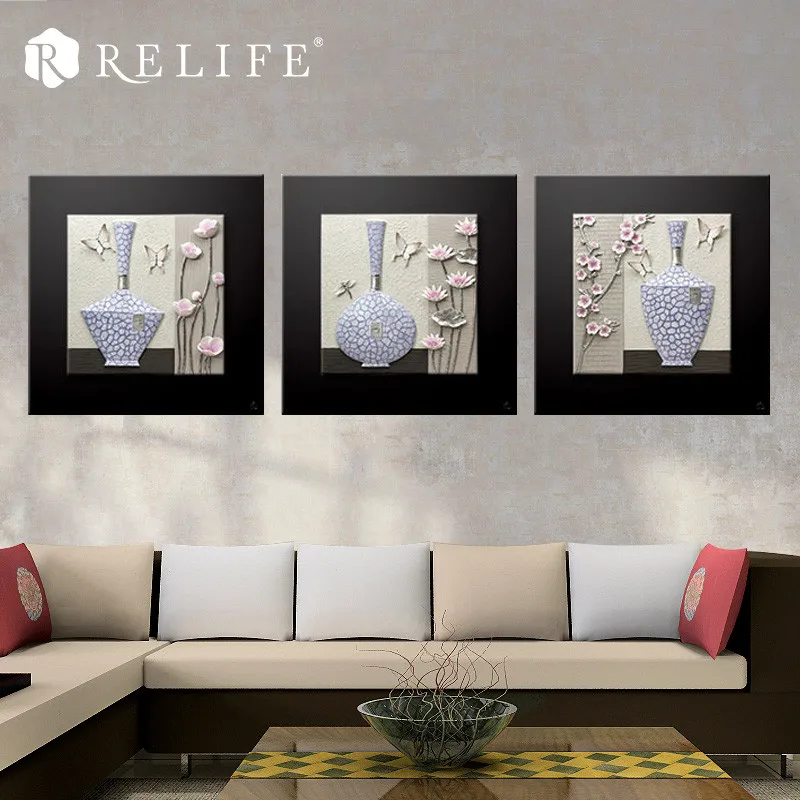 Лидер продаж Смола ваза резные домашний декор настенная живопись Натюрморт