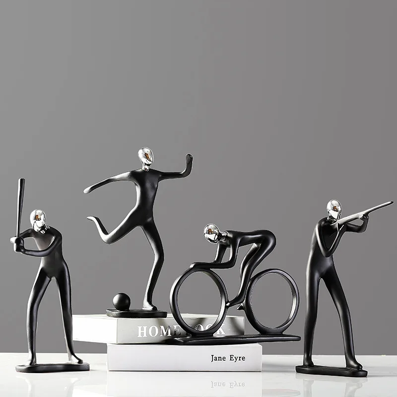Фото Modern Resin Abstract Sports Man Miniature Figurines Black Rider Statue Craft Ornaments Home Office Living Room Decoration Gifts Дом и сад Modern Resin Abstract Sports Man Miniature Figurines Black Rider Statue Craft Ornaments Home Office Living Room Decoration Gifts Дом и сад