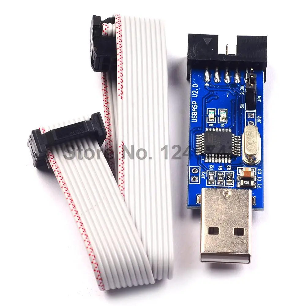 Программатор USB ISP ASP ATMEGA8 ATMEGA128 с поддержкой Win7 64K 1 партия|win7| |