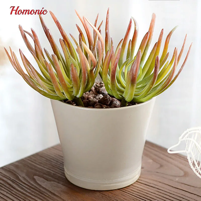 Пластичный сочные Foral листья поддельные моделирование папоротника искусства