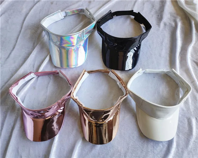 Летние блестящие PC Защита от УФ лучей солнцезащитные козырьки для девочек на