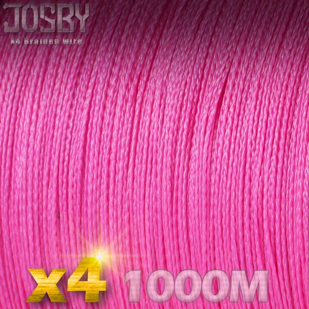 JOSBY рыболовная леска 4 нити 1000 м плетеная для морской ловли карпа Аксессуары