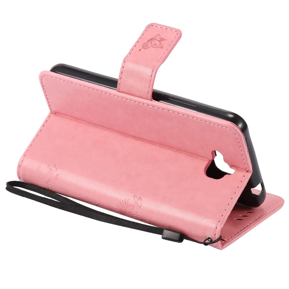 

For Huawei Enjoy5s Cute Cartoon Love Cat and Tree Wallet Flip Fundas Case sFor Huawei Enjoy 5 Y6 Pro / Enjoy 5s GR3 Back Cover