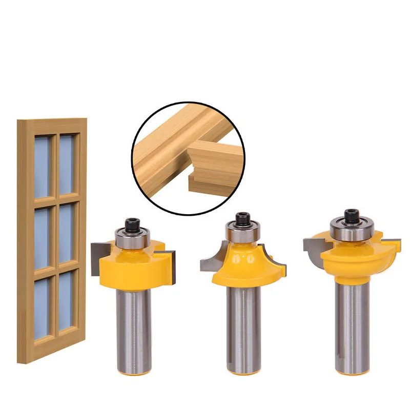 3 шт. твердосплавные фрезы для работ по дереву | Инструменты