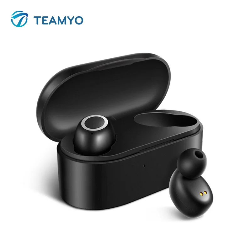 TEAMYO Bluetooth наушники TWS 5 0 мини беспроводные вкладыши с микрофоном в ухо 3D стерео
