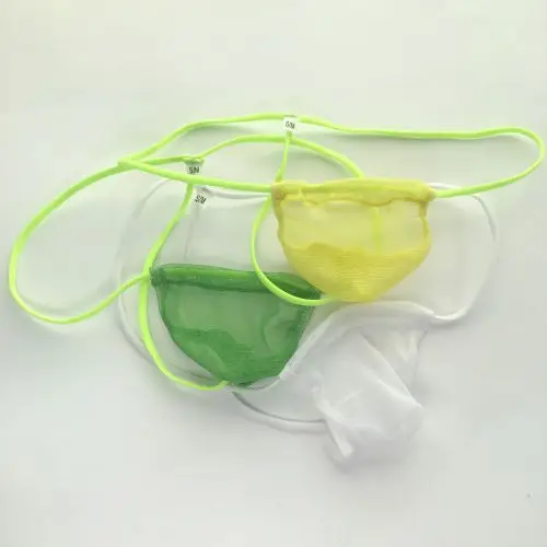 Мужские сексуальные узкие стринги мини G3457 сетчатая Сетка C thru|pouch thong|pouch pouchthong pouch