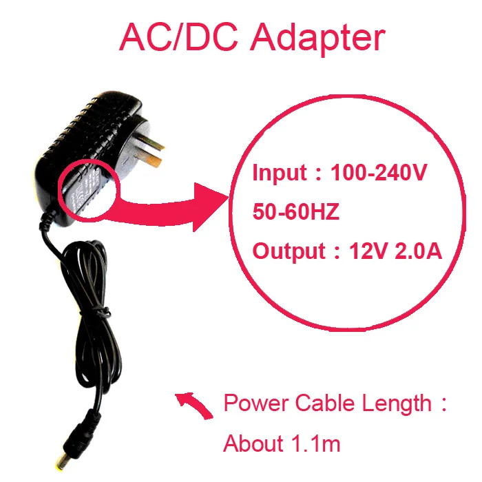 Горячая 12V2A хорошее качество адаптер питания Австралийский разъем для CCTV камеры