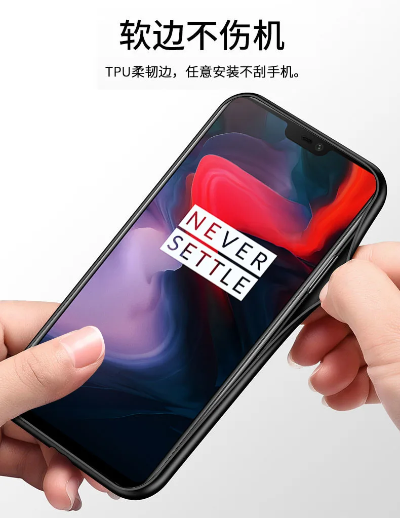 Для oneplus 6 6T 7 Чехол из твердого закаленного стекла с кольцом-подставкой Магнитный защитный чехол на заднюю панель для oneplus 5t one plus 6 6t 7