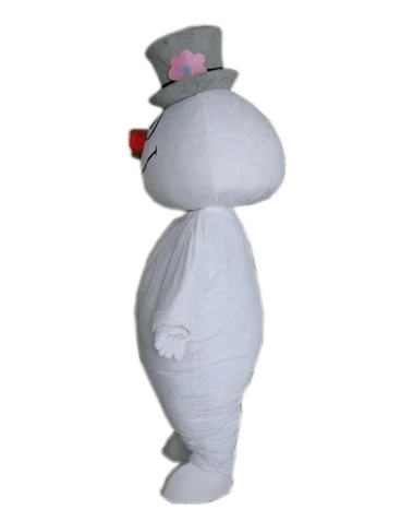 

cosplay costumes Hottest Frosty Snowman Mascot Costume Walking Adult Cartoon Clothing