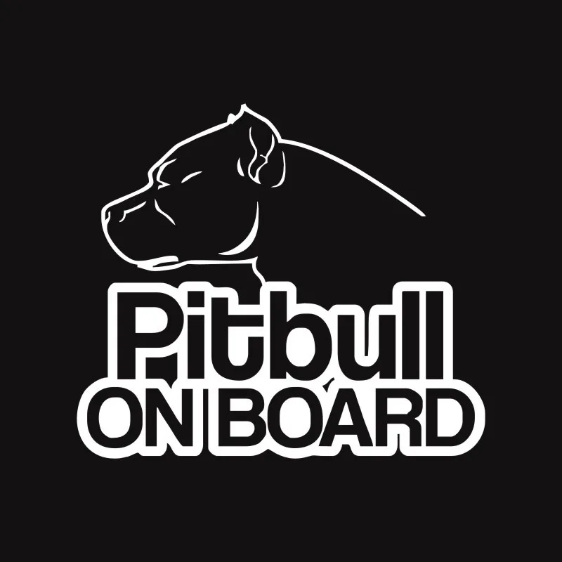 Cunymagos Pitbull виниловая забавная Водонепроницаемая наклейка для автомобиля