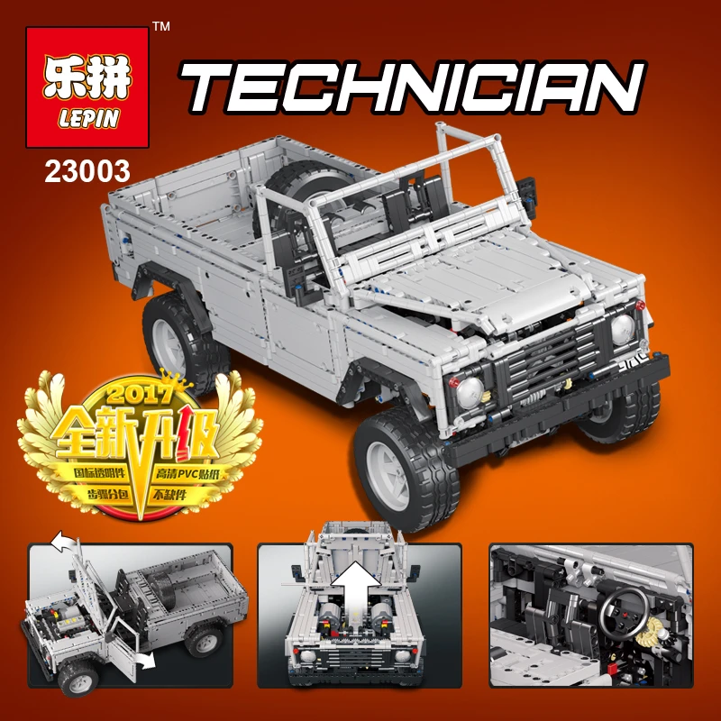 Technic 23003 3643 шт. Творческий MOC RC дикий внедорожников модели Legoe строительные блоки