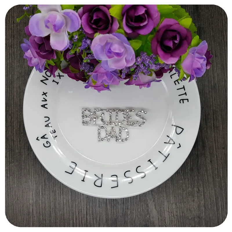 Муса горный хрусталь брохес Crystal Clear Цвет &quotневесты папа&quot Броши Шпильки для Для