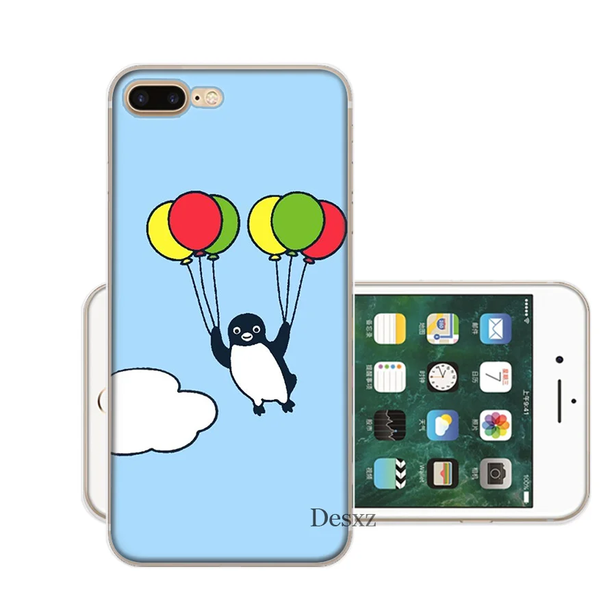 Gerleek чехол для телефона Little Penguin iPhone 6 6s 7 8 Plus 11 Pro X XS Max XR 5 5S SE жесткий