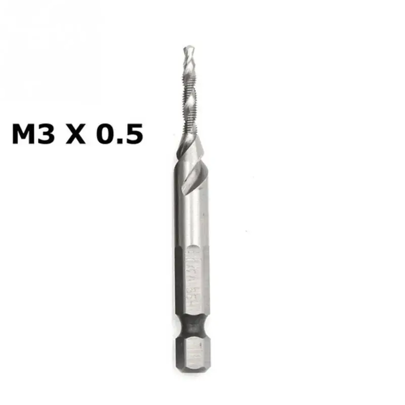 6 шт. высокоскоростные стальные Серебристые M3 M10 сверла HSS набор столешниц