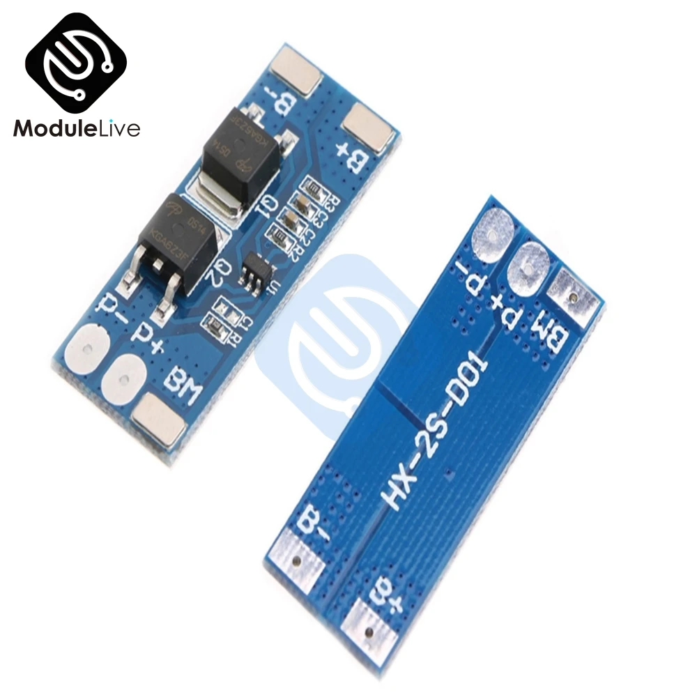 2S 8A 7 4 v 8 V 18650 Li Ion BMS PCM 15A защитная плата пикового тока безопасная bms Pcm для литий