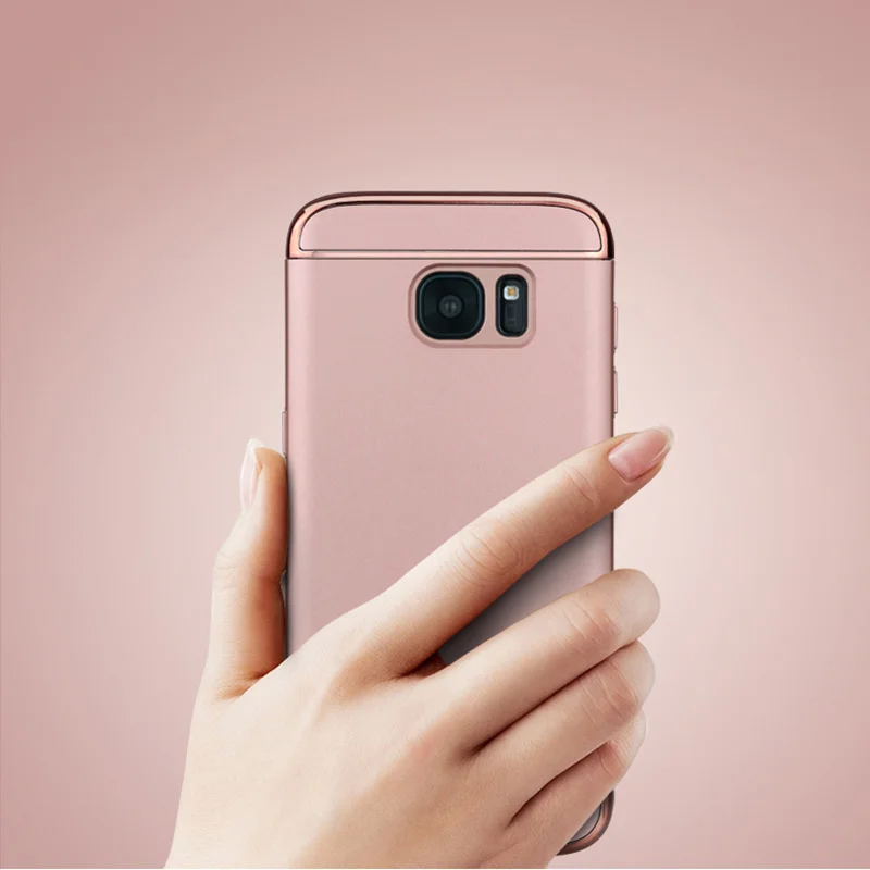 For Samsung S7 S6 Edge Case Back Galaxy J5 J7 A3 A5 A7 2016 2017 Bumper PC Hard Cover |