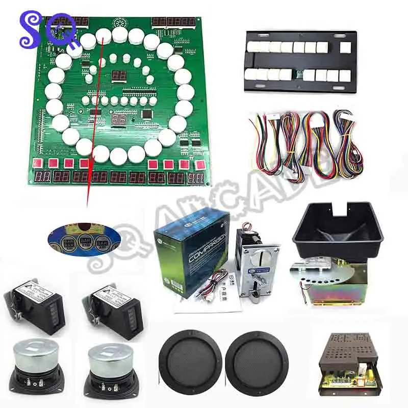 

2 Full kits Mario PCB With Wiring harness for Casino/Slot Board Arcade