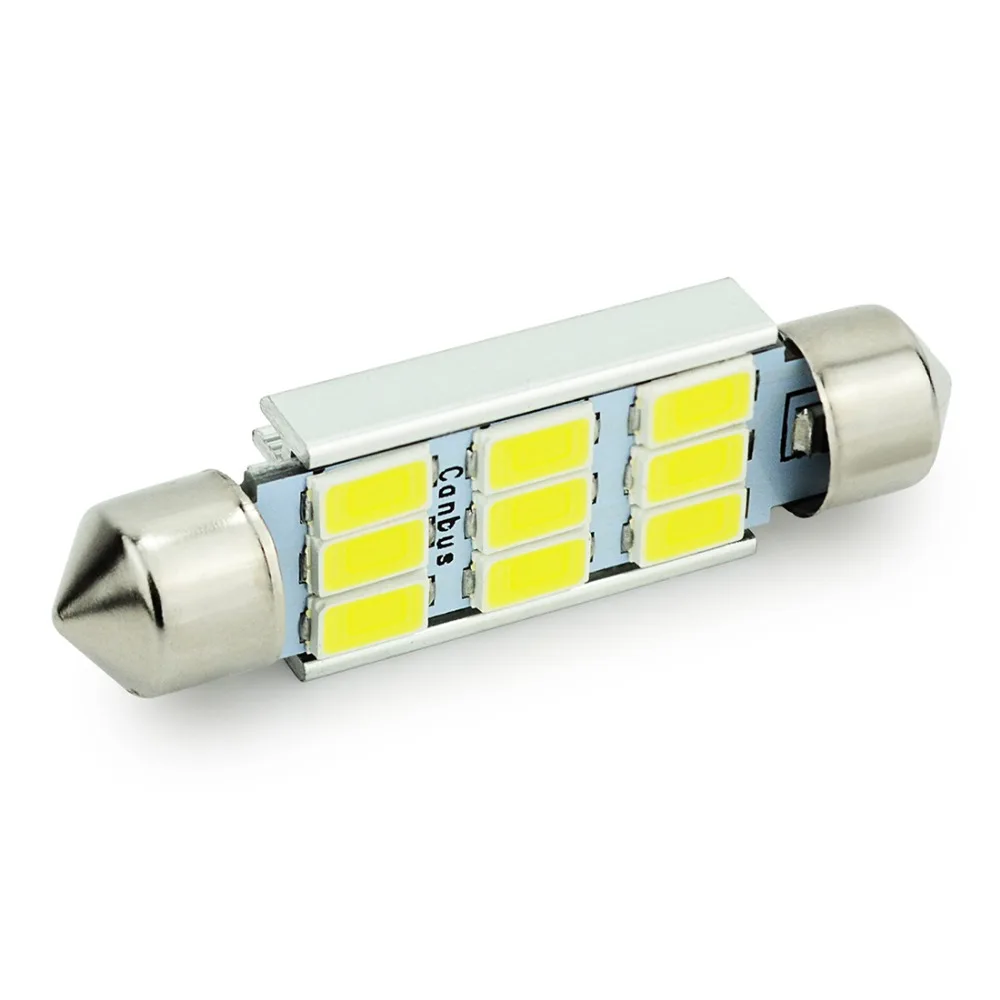 Safego 4x светодиодная гирлянда 31 мм C5W 36 мм светодиодный canbus 6SMD 42 мм светодиодный 9 SMD 5630 интерьер автомобильного салона Лампа фонарь освещения номерного знака лампы для чтения