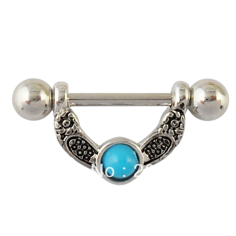 6 шт./лот оптовая продажа кольцо для соска Пирсинг ювелирные изделия без никеля