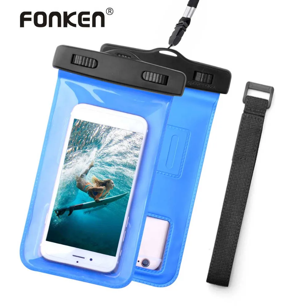 Подводный водонепроницаемый чехол FONKEN 30 м IPX8 водонепроницаемая сумка для