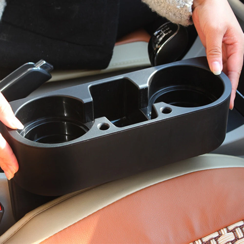 

Black ABS Mount Drink Bottle Organizer Car Auto Vehicle Cup Holder Stand Storage High Quality 2018 New Drop Shipping