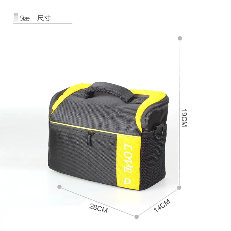 Waterproof Three colors Shoulder Dslr Camera case photo camera bag for Canon Nikon Sony Olympus Panasonic wirth rain cover | Электроника