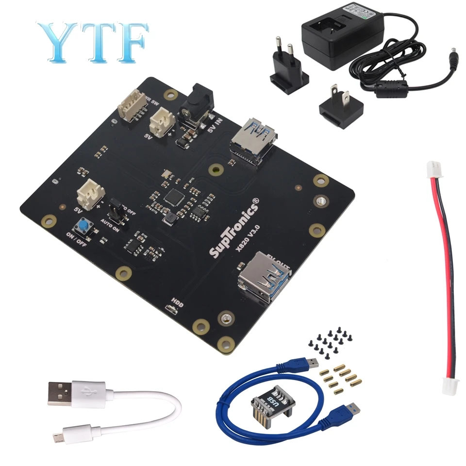 Raspberry Pi 2 5 &quotжесткого диска SATA HDD/SSD хранения Плата расширения X820 V3.0 USB 3 0 мобильный